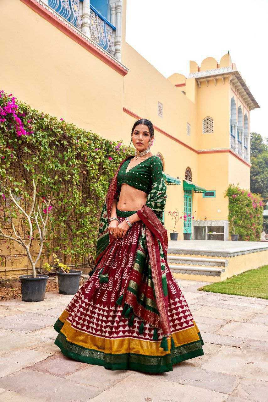 Ynf Dola Silk KESH511 BATIKA Lehengas Wholesale Traditional Lehenga Silk Lehenga Printed Lehenga Manufacturer