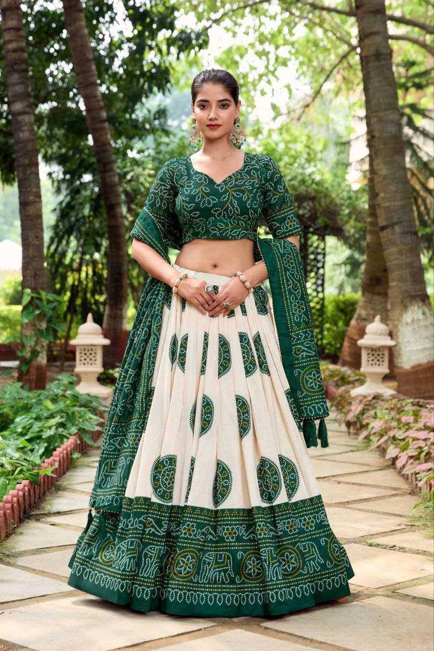 Ynf Dola Silk KESH511 BHANDHANI 2 Lehengas Wholesale Embroidered Lehenga Lehenga With Dupatta Lehenga With Blouse Manufacturer