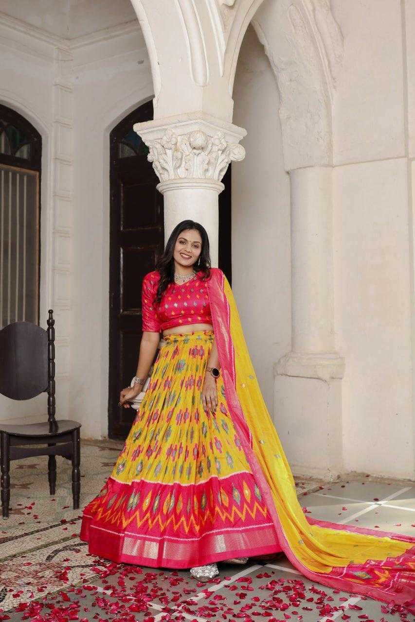 Ynf Dola Silk KESH511 Zickzack 2 Lehengas Wholesale Designer Lehenga Traditional Lehenga Printed Lehenga Manufacturer