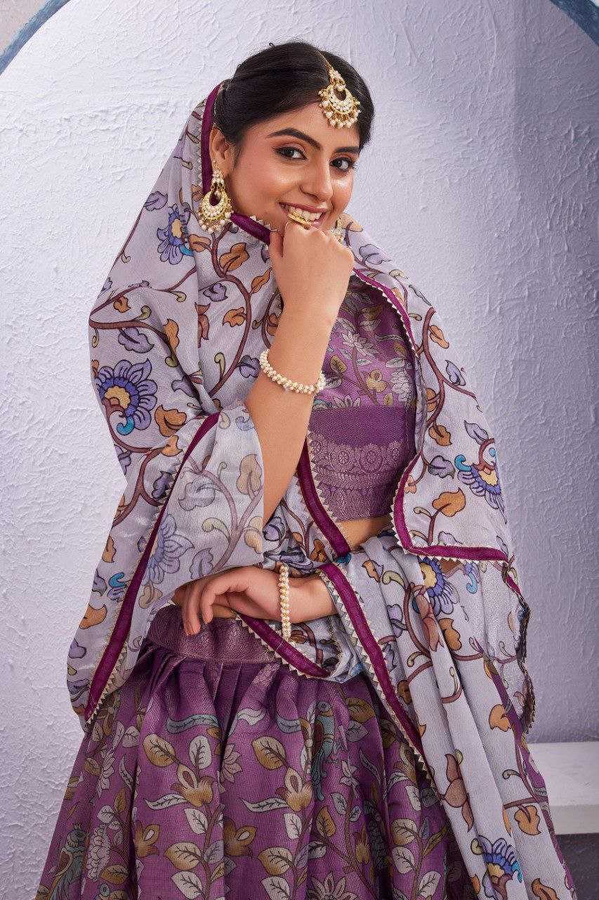 Ynf Dola Silk KESH554 Krishna Lehengas Wholesale Fancy Lehenga Printed Lehenga Simple Lehenga Manufacturer