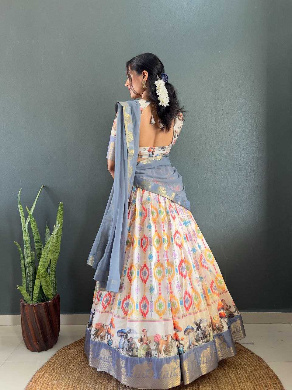 Ynf Dola Silk KESH554 Sindoor Lehengas Wholesale Silk Lehenga Printed Lehenga Manufacturer