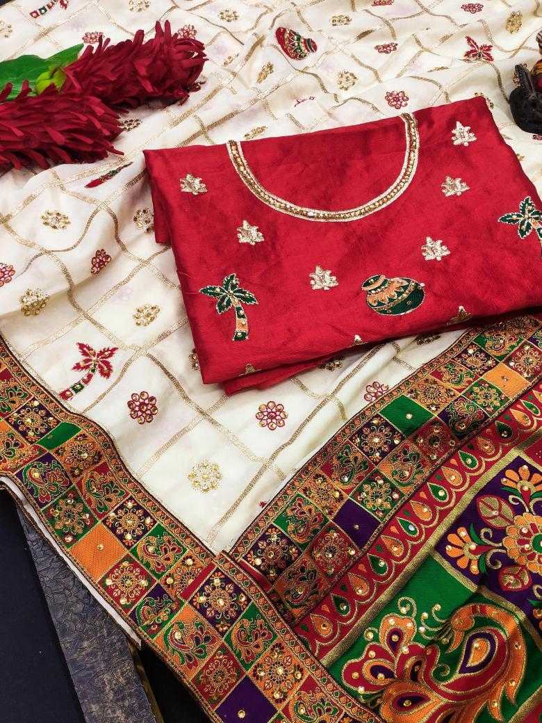 Ynf Dola Silk RIN183 PANETAR PATOLA-1 Silk Sarees Wholesale Dola Silk Sarees Designer Silk Sarees Embroidered Silk Sarees Manufacturer