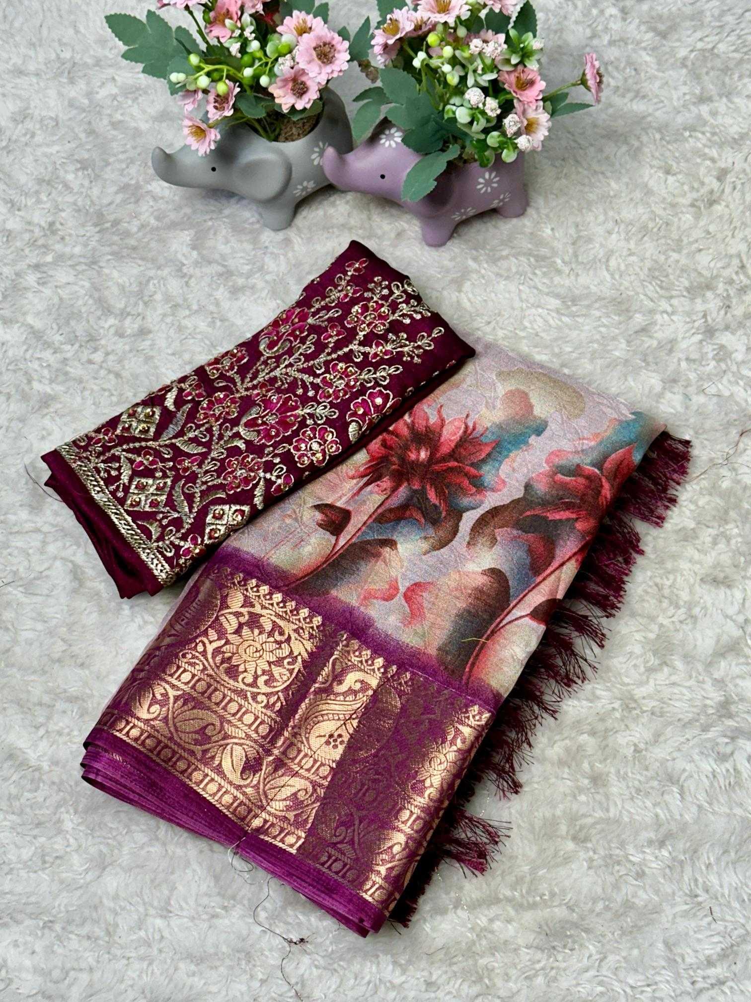 Ynf Dola Silk RIN209 RARE Silk Sarees Wholesale Printed Silk Saree Designer Silk Sarees Silk Sarees For Weddings Manufacturer