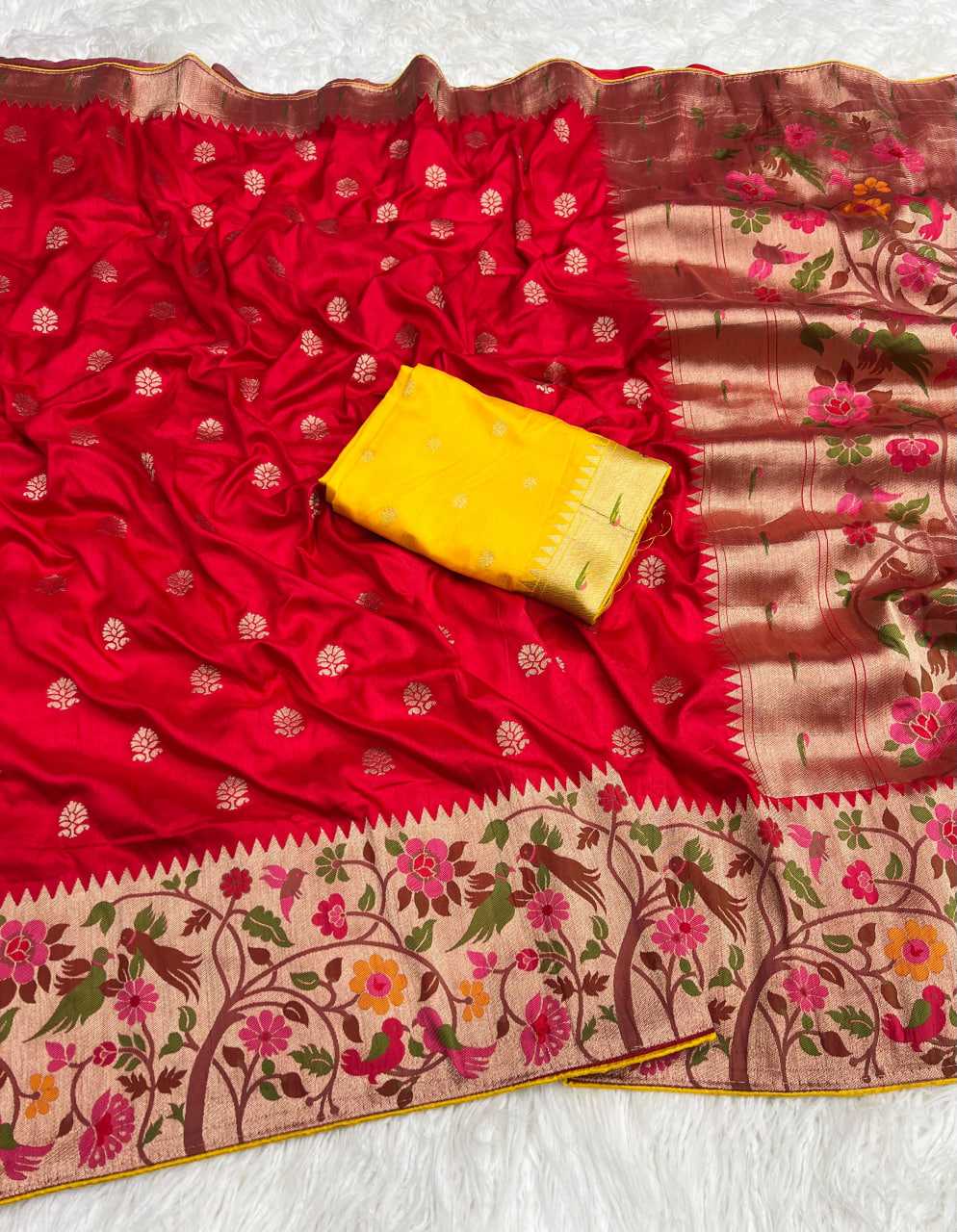Ynf Dola Silk RIN225 945 Sarees Wedding Collections Festive Collections Wholesale Silk Sarees Festive Sarees Sarees With Blouse Manufacturer
