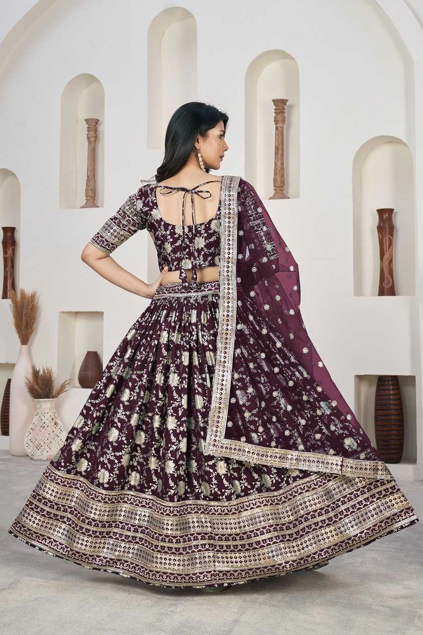 Ynf Dola Silk RIN227 1019 Lehengas Wholesale Fancy Lehenga Traditional Lehenga Silk Lehenga Manufacturer