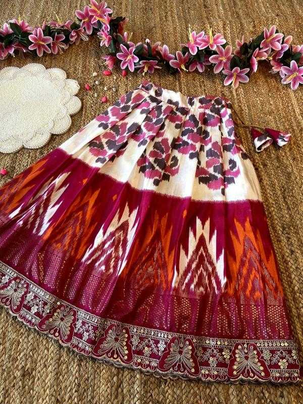Ynf Dola Silk RIN235 sattai dress Kids Wear Festive Collections Wholesale Kids Lehenga Kids Lehenga Choli Onam Collections Manufacturer