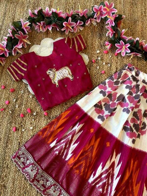 Ynf Dola Silk RIN235 sattai dress Kids Wear Festive Collections Wholesale Kids Lehenga Kids Lehenga Choli Onam Collections Manufacturer