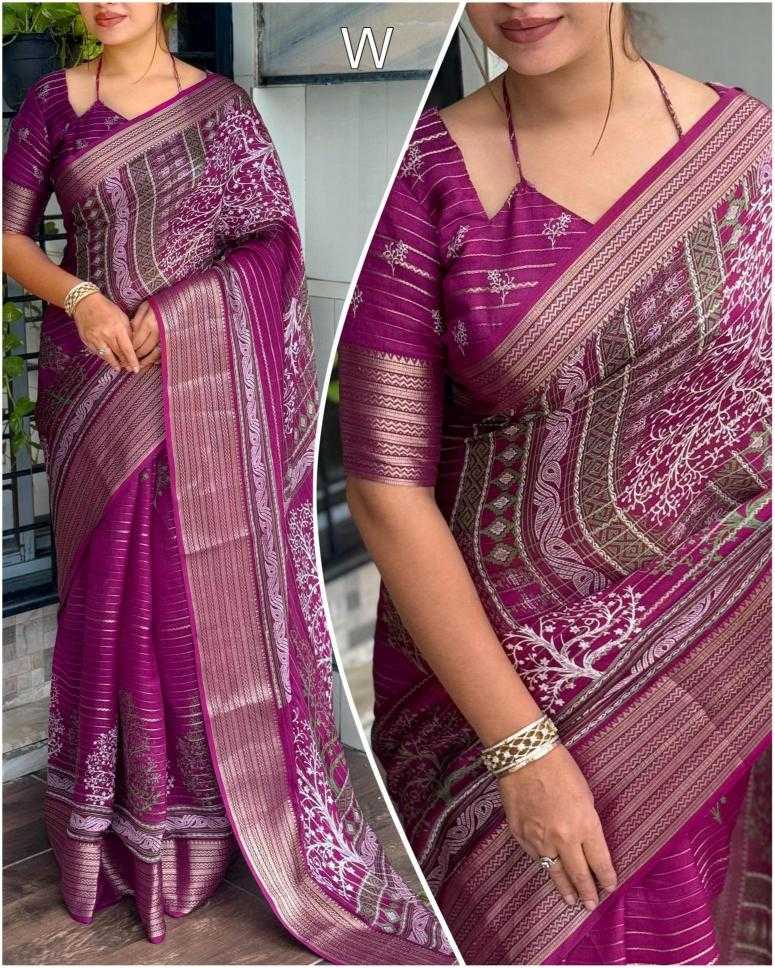 Ynf Dull Moss KESH500 Karishma Sarees Wholesale Printed Sarees Jacquard Saree Zari Border Sarees Manufacturer