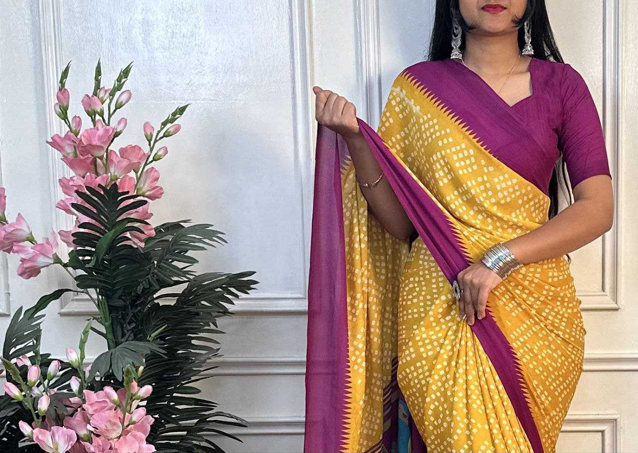 Ynf Dull Moss RIN218 PANCHI BANDHANI Sarees Wholesale Fancy Sarees Printed Sarees Bandhani Bandhej Sarees Manufacturer