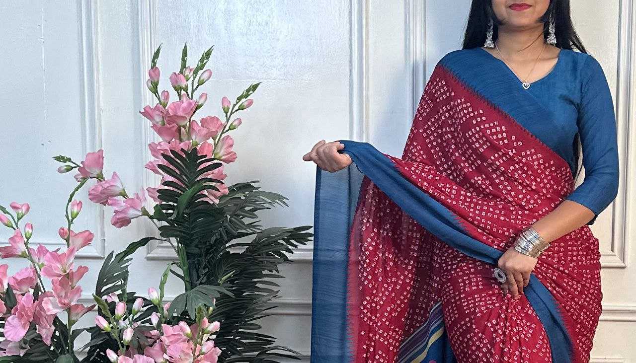 Ynf Dull Moss RIN218 PANCHI BANDHANI Sarees Wholesale Fancy Sarees Printed Sarees Bandhani Bandhej Sarees Manufacturer