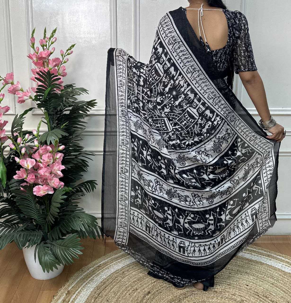 Ynf Dull Moss RIN218 PANTHI Sarees Wholesale Fancy Sarees Printed Sarees Printed Cotton Saree Manufacturer