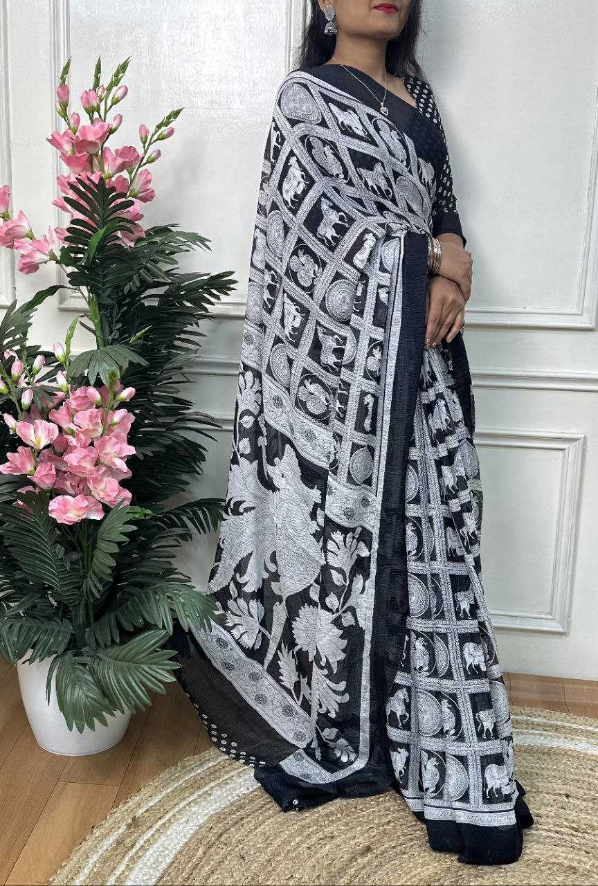 Ynf Dull Moss RIN218 PANTHI Sarees Wholesale Fancy Sarees Printed Sarees Printed Cotton Saree Manufacturer