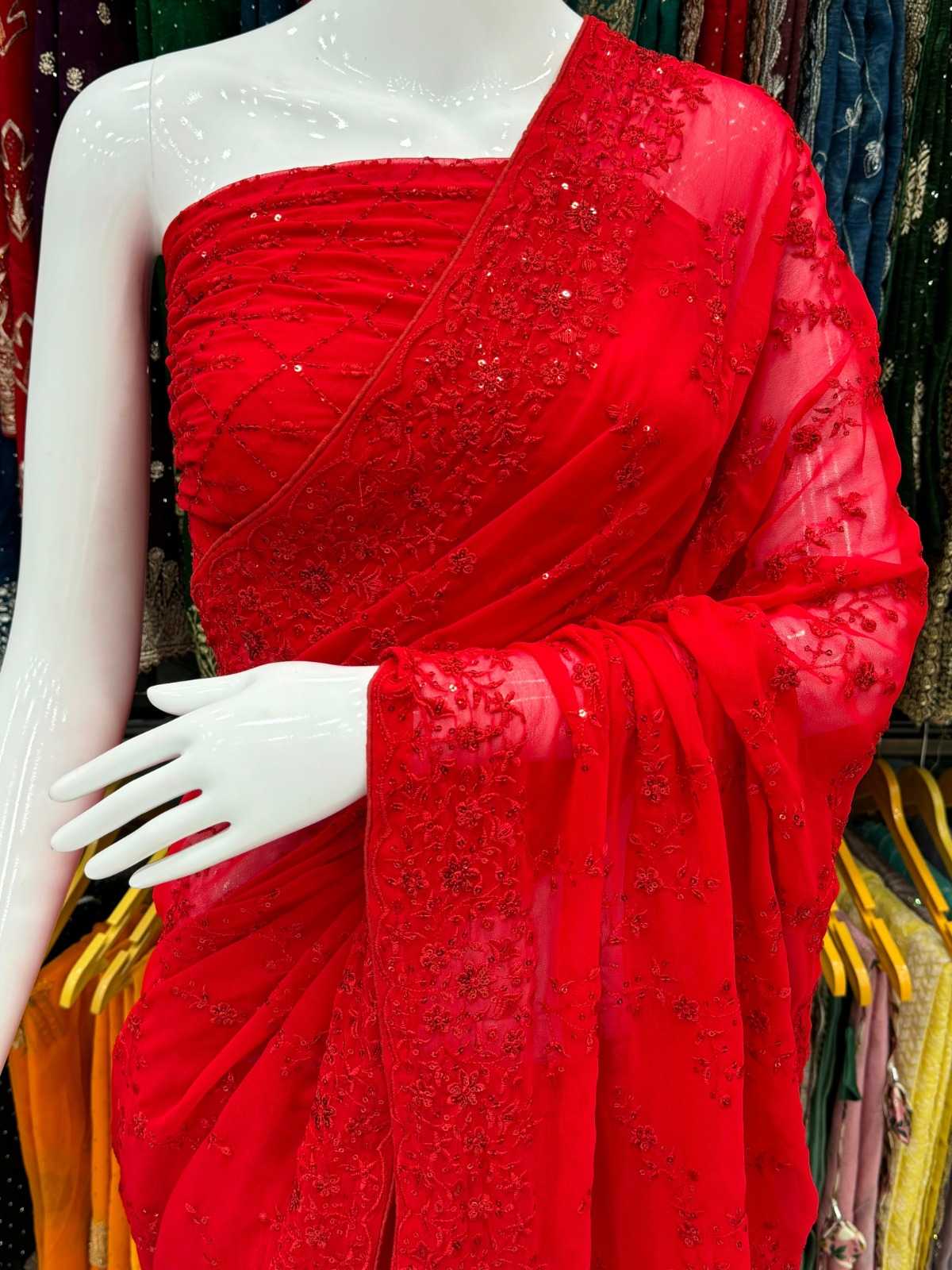 Ynf Fancy KESH114 3754 Sarees Wholesale Designer Sarees Party Wear Sarees Sequence Sarees Manufacturer