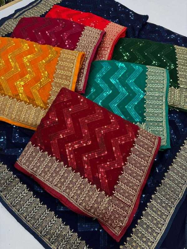 Ynf Fancy KESH114 6304 Sarees Wholesale Designer Sarees Sequence Sarees Zari Border Sarees Manufacturer