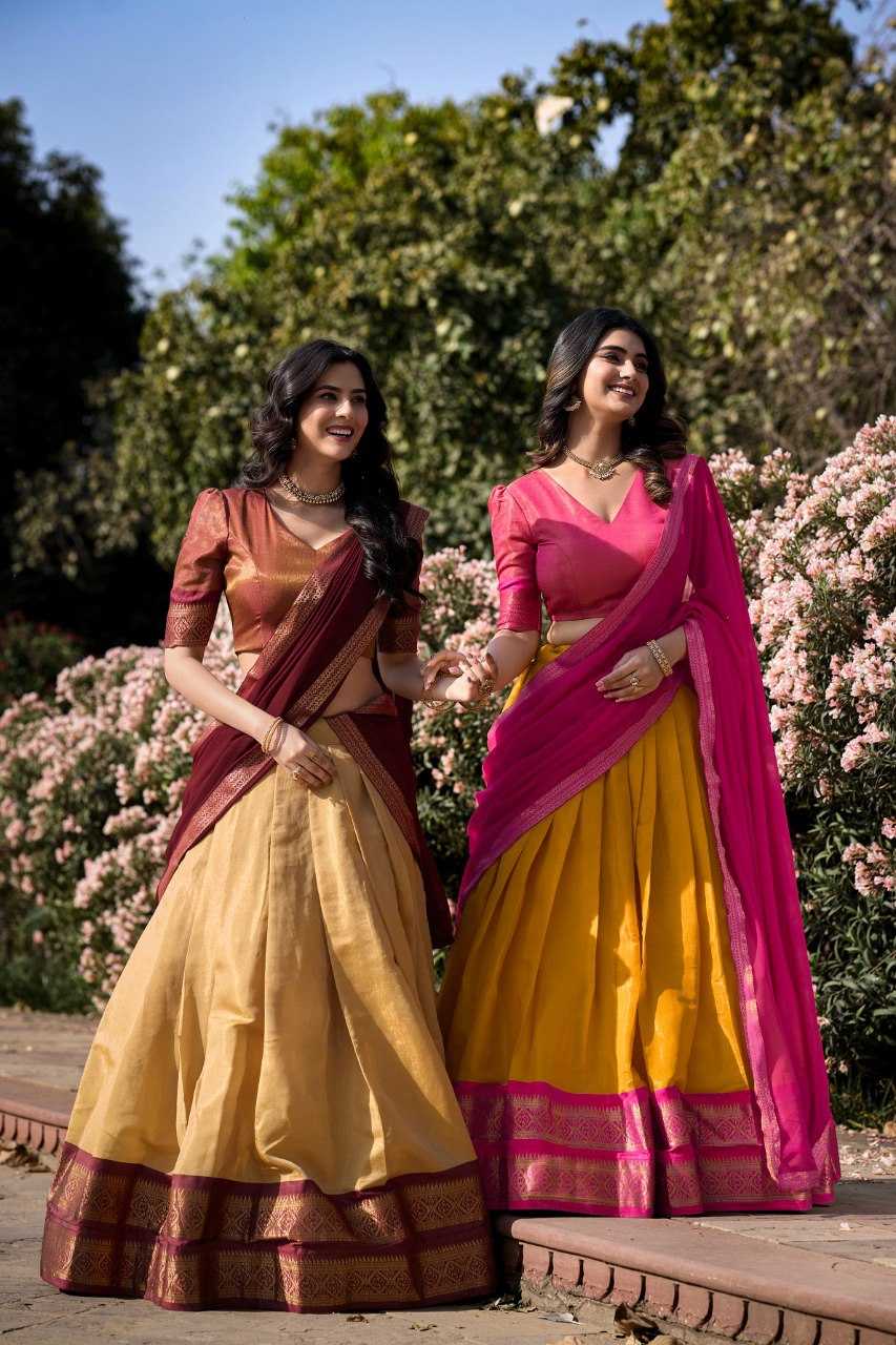 Ynf Fancy KESH134 2001 Lehengas Festive Collections Wholesale Designer Lehenga Zari Work Lehenga Onam Collections Manufacturer