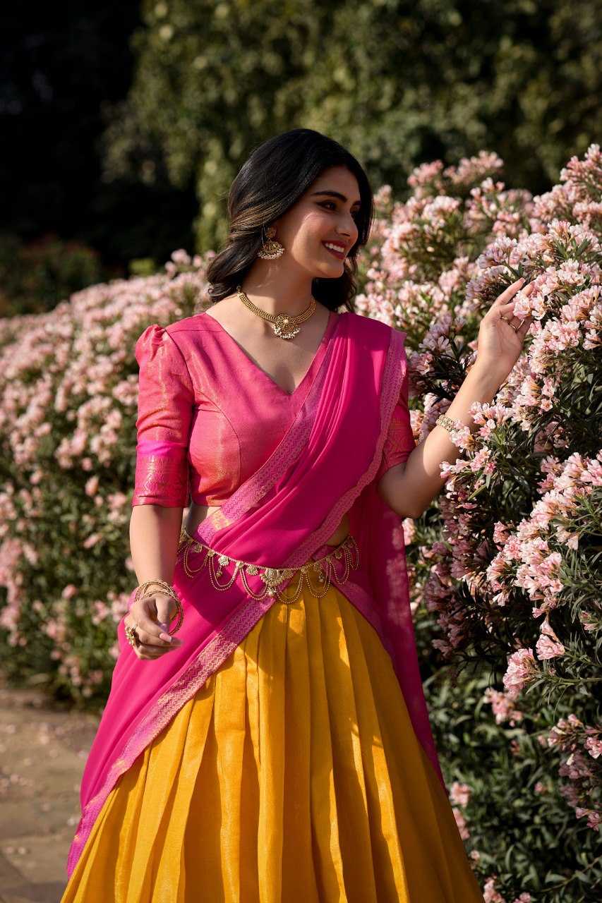 Ynf Fancy KESH134 2001 Lehengas Festive Collections Wholesale Designer Lehenga Zari Work Lehenga Onam Collections Manufacturer