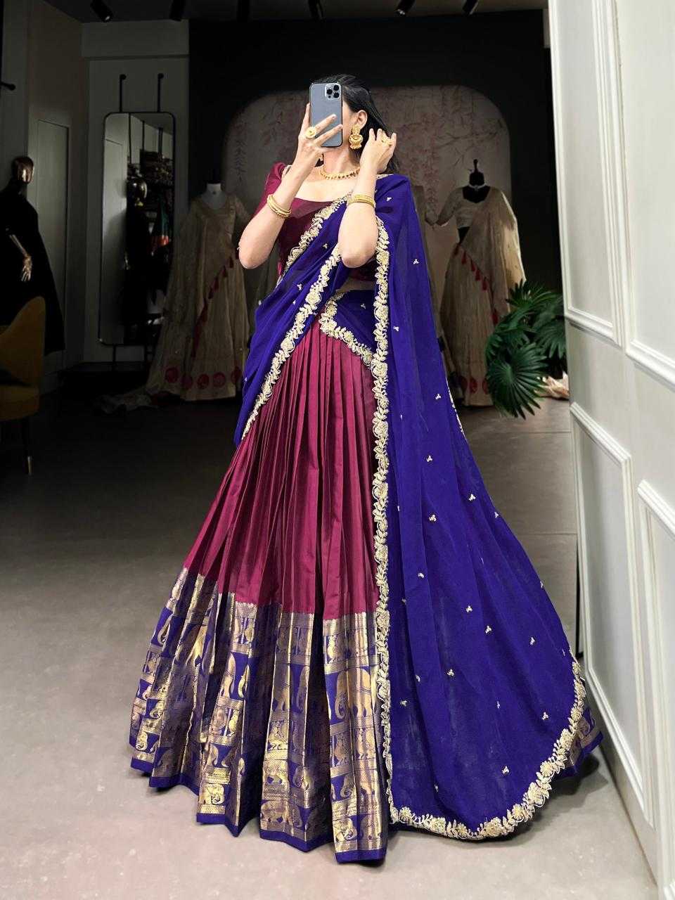 Ynf Fancy KESH134 2023 Lehengas Festive Collections Wholesale Wedding Lehenga Zari Work Lehenga Onam Collections Manufacturer