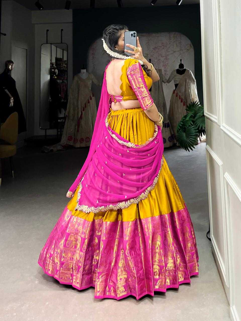 Ynf Fancy KESH134 2023 Lehengas Festive Collections Wholesale Wedding Lehenga Zari Work Lehenga Onam Collections Manufacturer