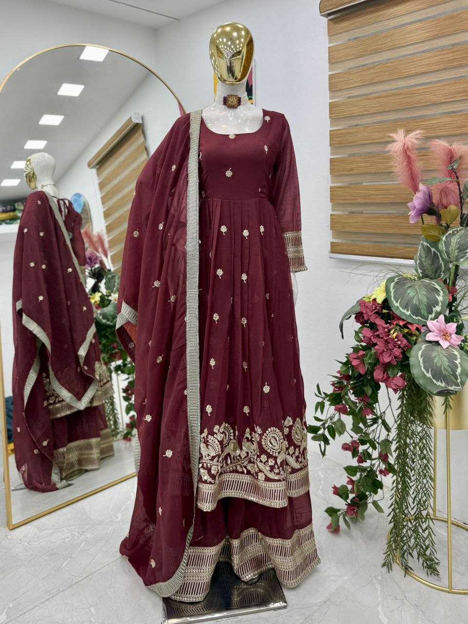 Ynf Fancy KESH158 5055 Suits & Dresses Wholesale Ladies Suits Sharara Salwar Suits Designer Suits Manufacturer