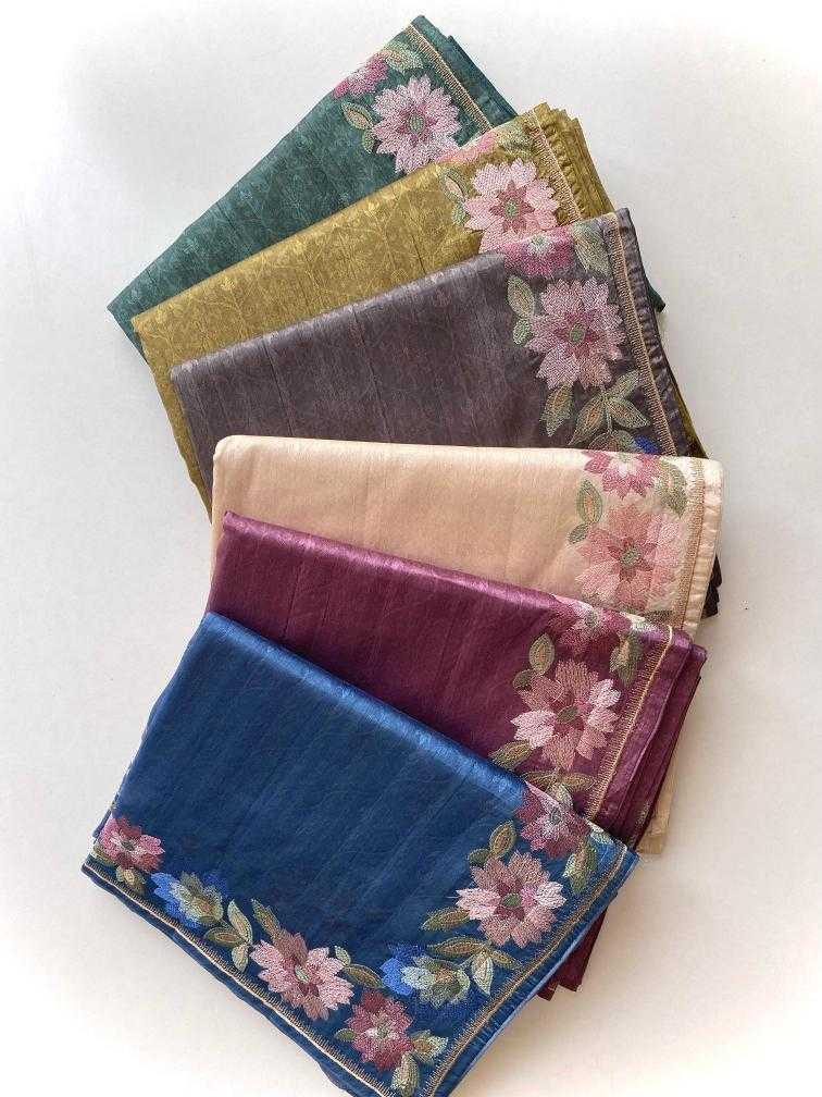 Ynf Fancy KESH249 ISHIKA Sarees Wholesale Designer Sarees Embroidered Sarees Tussar Sarees Manufacturer