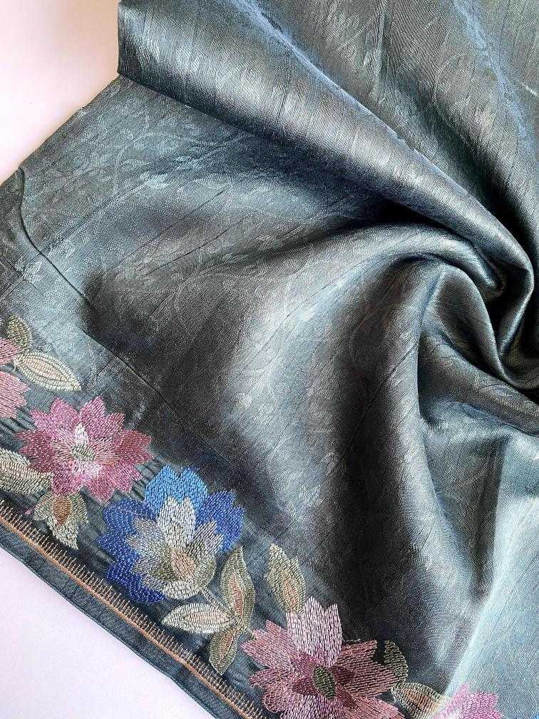 Ynf Fancy KESH249 ISHIKA Sarees Wholesale Designer Sarees Embroidered Sarees Tussar Sarees Manufacturer