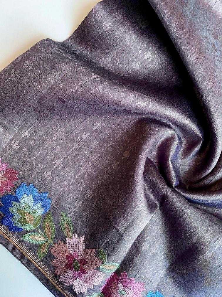 Ynf Fancy KESH249 ISHIKA Sarees Wholesale Designer Sarees Embroidered Sarees Tussar Sarees Manufacturer