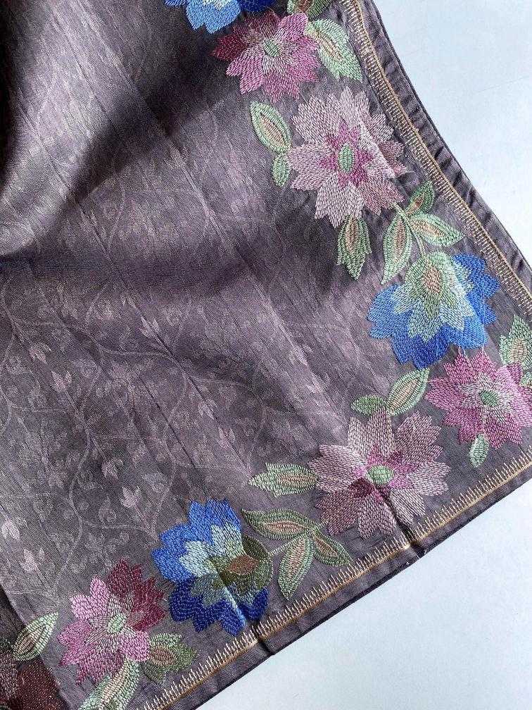 Ynf Fancy KESH249 ISHIKA Sarees Wholesale Designer Sarees Embroidered Sarees Tussar Sarees Manufacturer