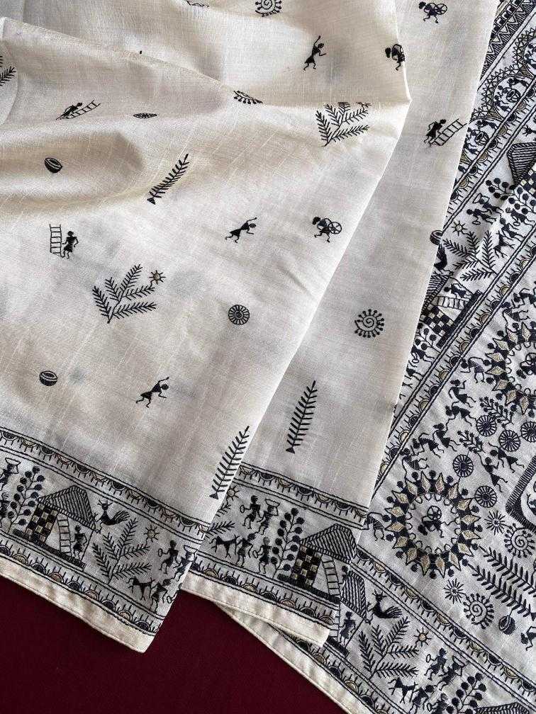 Ynf Fancy KESH249 MYRA Sarees Festive Collections Wholesale Embroidered Sarees Tussar Sarees Onam Collections Manufacturer