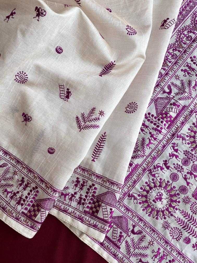 Ynf Fancy KESH249 MYRA Sarees Festive Collections Wholesale Embroidered Sarees Tussar Sarees Onam Collections Manufacturer