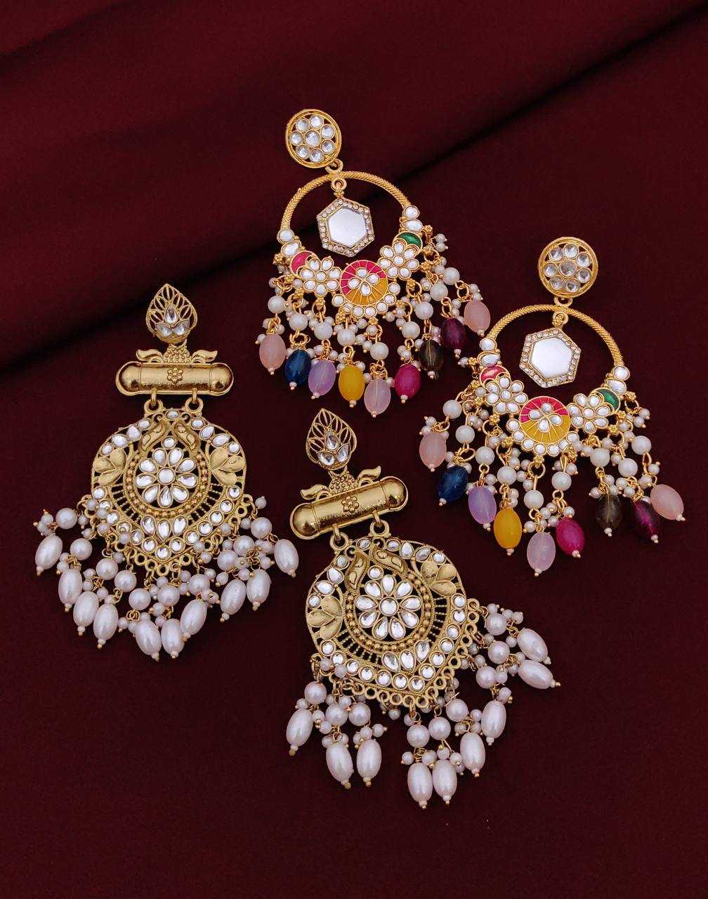 Ynf Fancy KESH483 1 Womens Jewellery Wholesale Fancy Earrings Costume Earring Jhumka Earrings Manufacturer