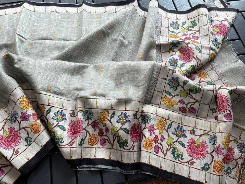 Ynf Fancy KESH484 Premium Sarees Wholesale Printed Sarees Kalamkari Sarees Tussar Sarees Manufacturer