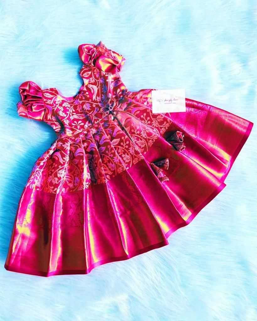 Ynf Fancy KESH493 7894 Kids Wear Wholesale Kids Gown Kids Ethnic Gowns Manufacturer