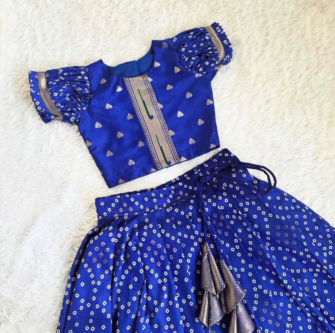 Ynf Fancy KESH493 Bhandhani Kids Wear Wholesale Kids Lehenga Kids Lehenga Choli Baby Girl Lehenga Manufacturer
