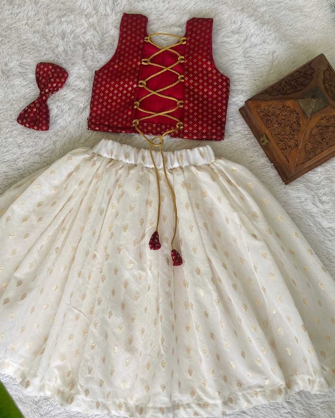 Ynf Fancy KESH493 LITTLE Kids Wear Festive Collections Wholesale Kids Lehenga Choli Baby Girl Lehenga Onam Collections Manufacturer