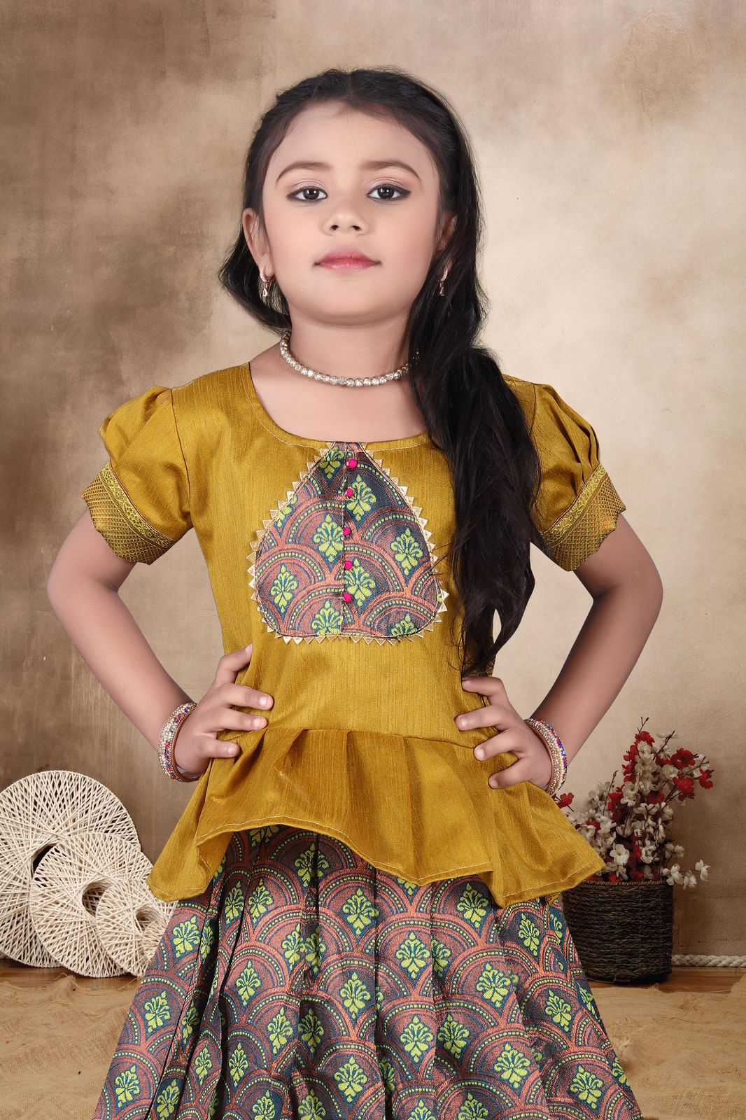 Ynf Fancy KESH493 presents Kids Wear Wholesale Kids Lehenga Kids Lehenga Choli Baby Girl Lehenga Manufacturer