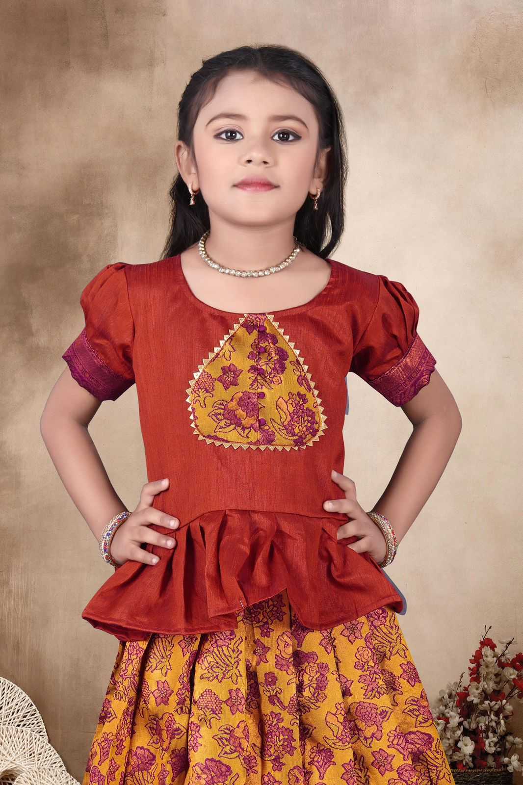 Ynf Fancy KESH493 presents Kids Wear Wholesale Kids Lehenga Kids Lehenga Choli Baby Girl Lehenga Manufacturer