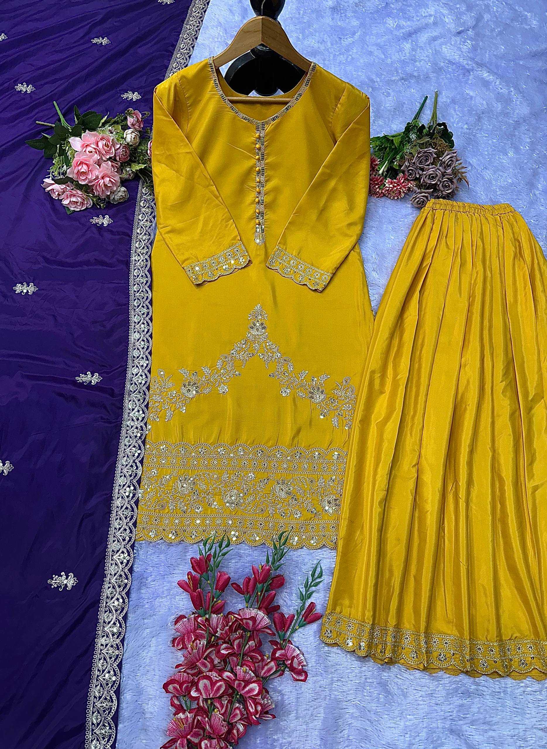 Ynf Fancy KESH523 076 Suits & Dresses Wholesale Sharara Salwar Suits Embroidery Suits Party wear suits Manufacturer
