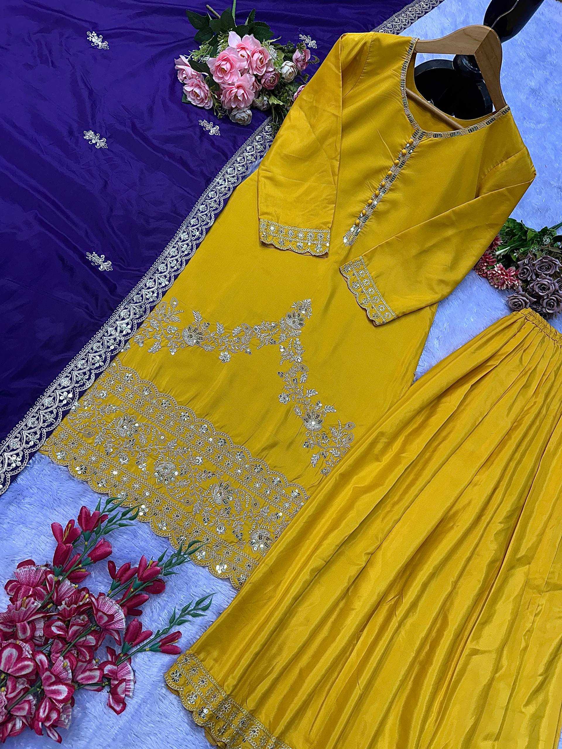 Ynf Fancy KESH523 076 Suits & Dresses Wholesale Sharara Salwar Suits Embroidery Suits Party wear suits Manufacturer