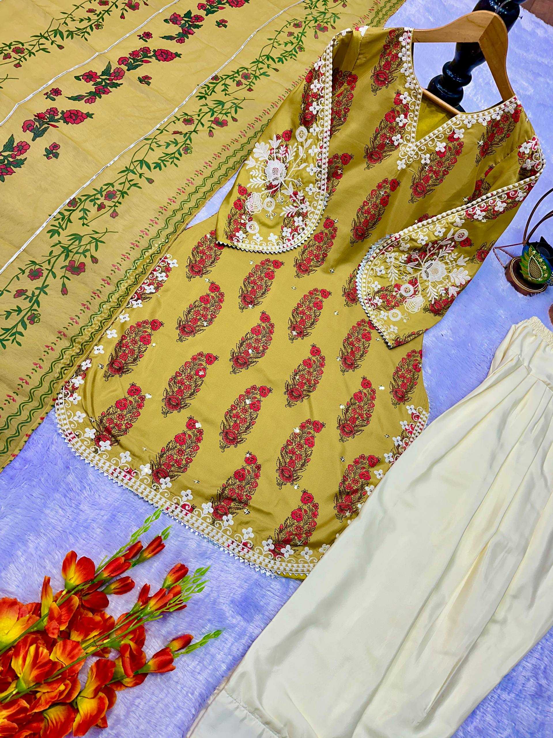 Ynf Fancy KESH523 295 Suits & Dresses Wholesale Ladies Suits Kashmiri Suits Printed Suits Embroidery Suits Manufacturer