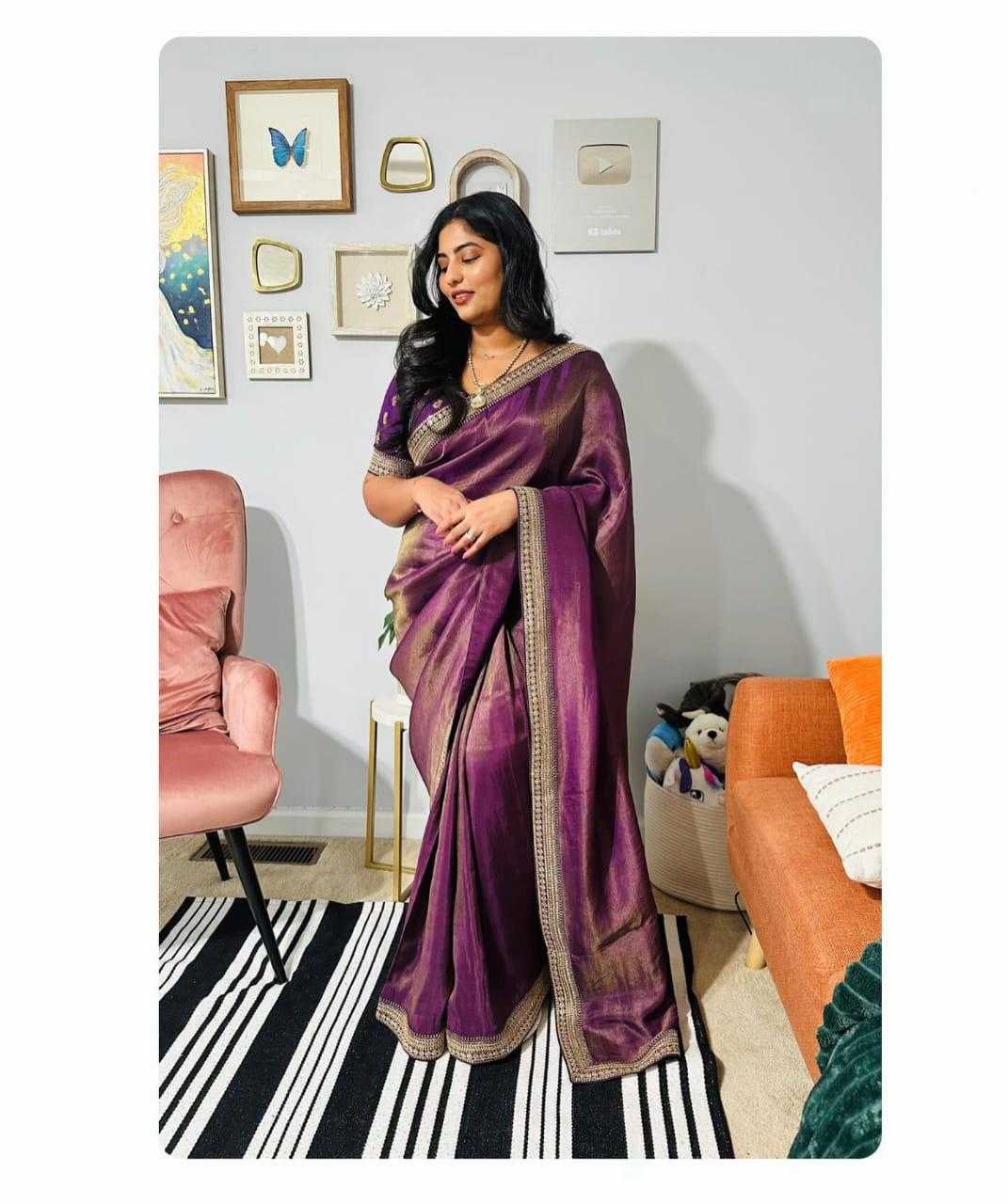 Ynf Fancy RIN118 Zari Base Sarees Wholesale Designer Sarees Fancy Sarees Zari Border Sarees Manufacturer