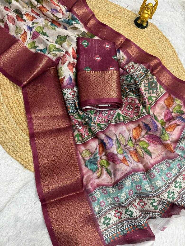 Ynf Fancy RIN164 Reco Sarees Wholesale Printed Sarees Zari Border Sarees Traditional Sarees Manufacturer