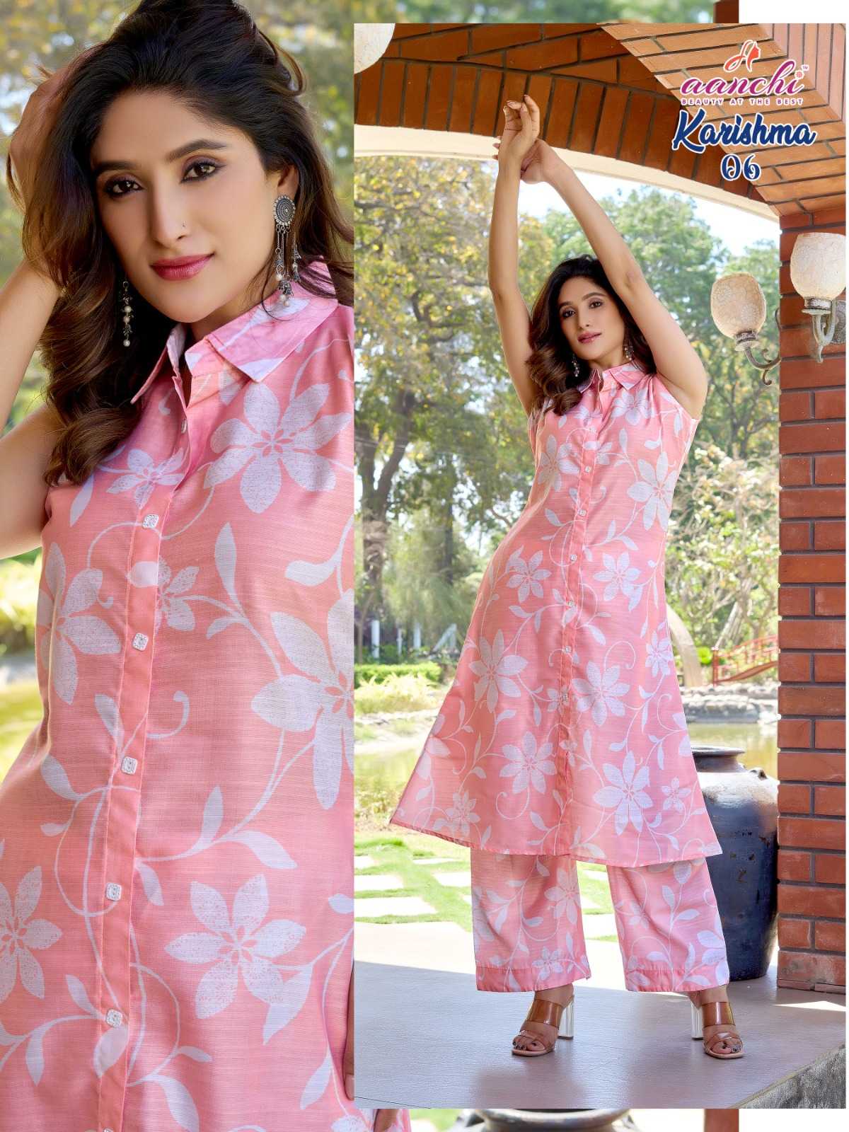 Ynf Fancy RIN190 AANCHI-KARISHMA Setwise Collections Wholesale Kurtis Catalogs Manufacturer