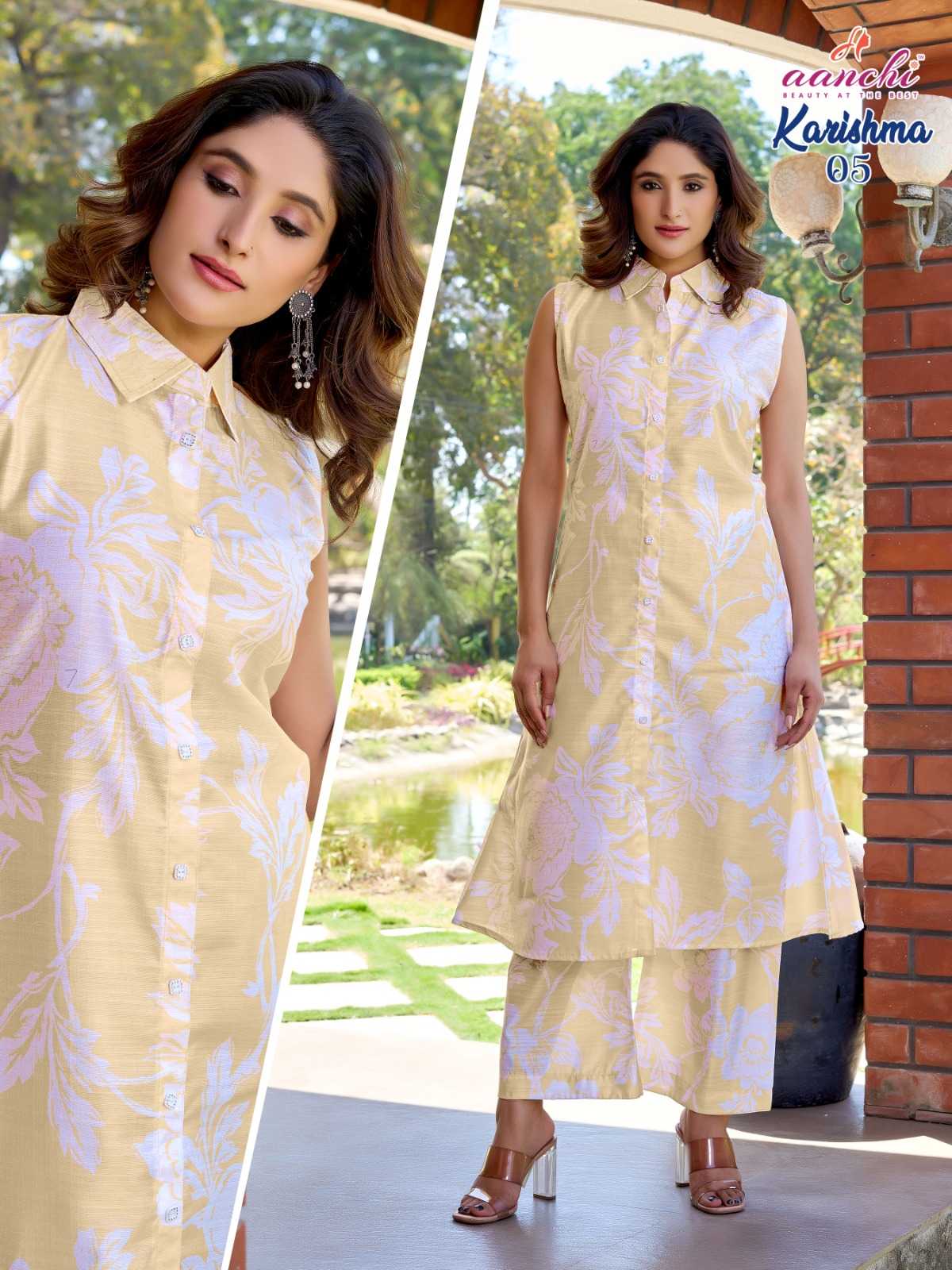 Ynf Fancy RIN190 AANCHI-KARISHMA Setwise Collections Wholesale Kurtis Catalogs Manufacturer