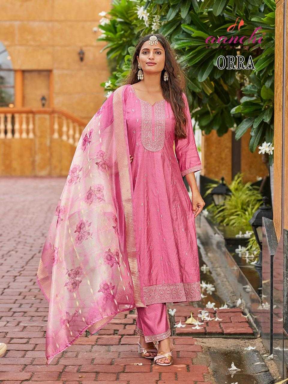 Ynf Fancy RIN190 AANCHI-ORRA Setwise Collections Wholesale Gowns Catalogs Manufacturer