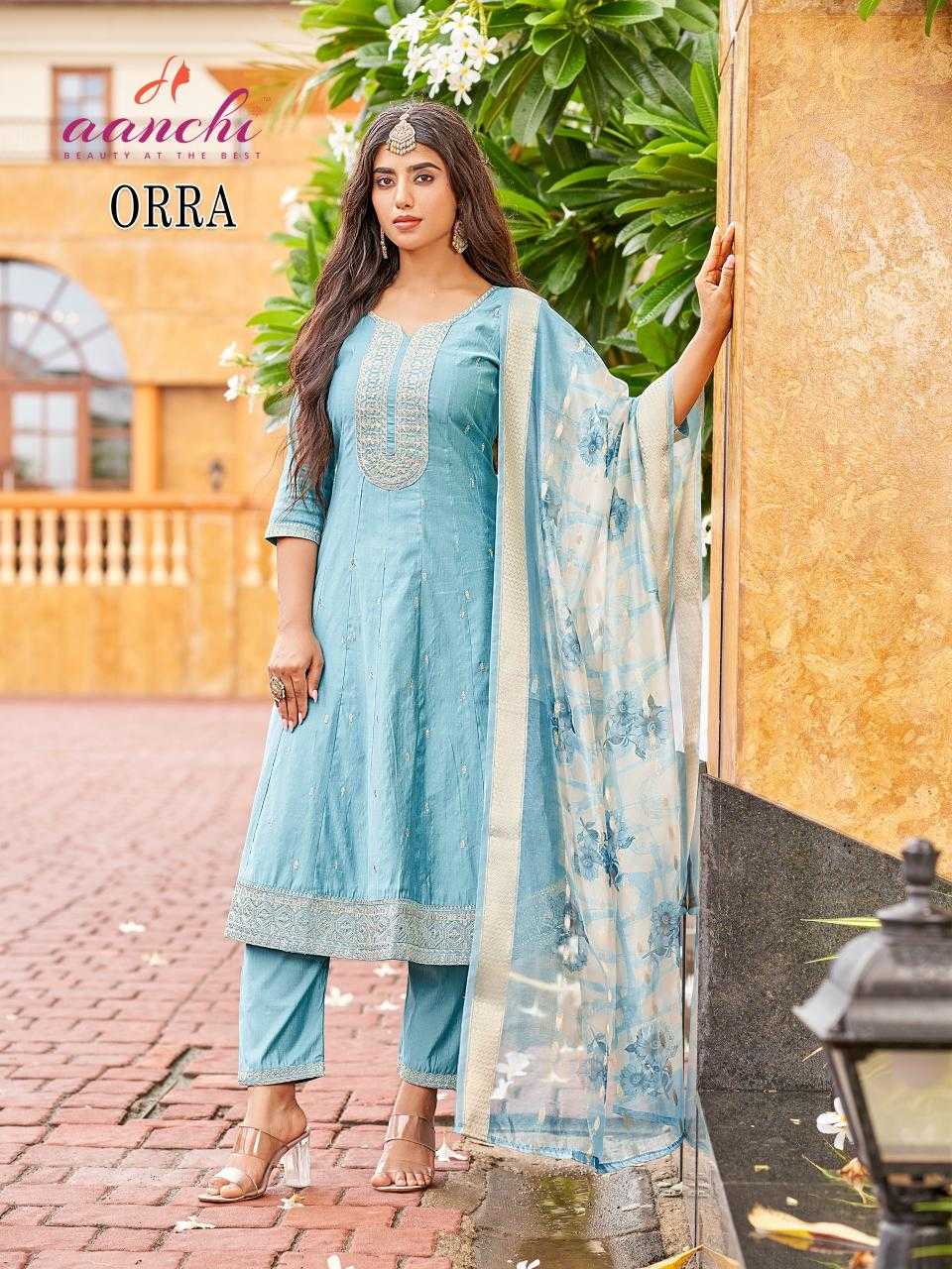 Ynf Fancy RIN190 AANCHI-ORRA Setwise Collections Wholesale Gowns Catalogs Manufacturer