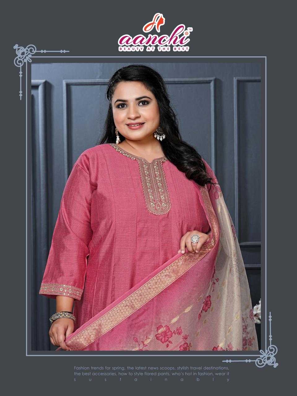 Ynf Fancy RIN190 AANCHI-PLUS BLUSH Setwise Collections Wholesale Gowns Catalogs Manufacturer