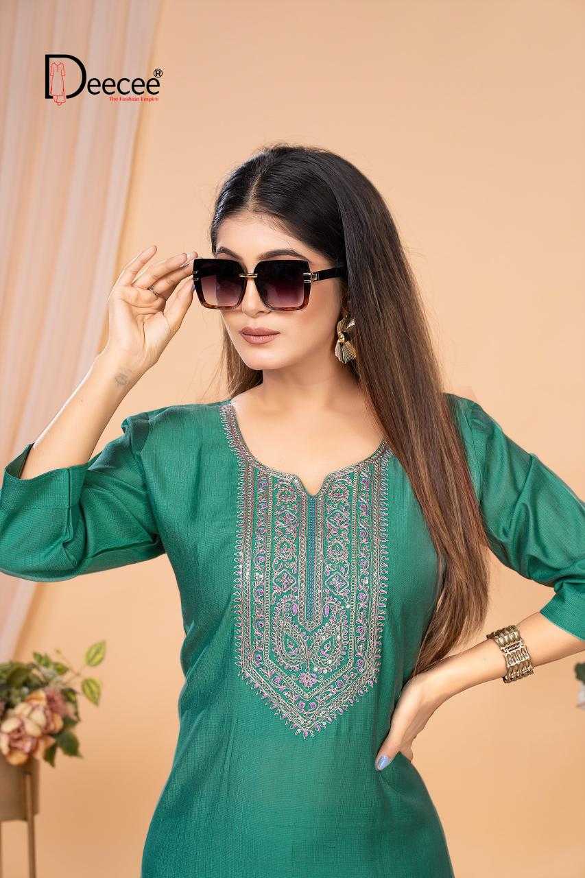 Ynf Fancy RIN190 DEECEE-TASVEER Setwise Collections Wholesale Kurtis Catalogs Manufacturer