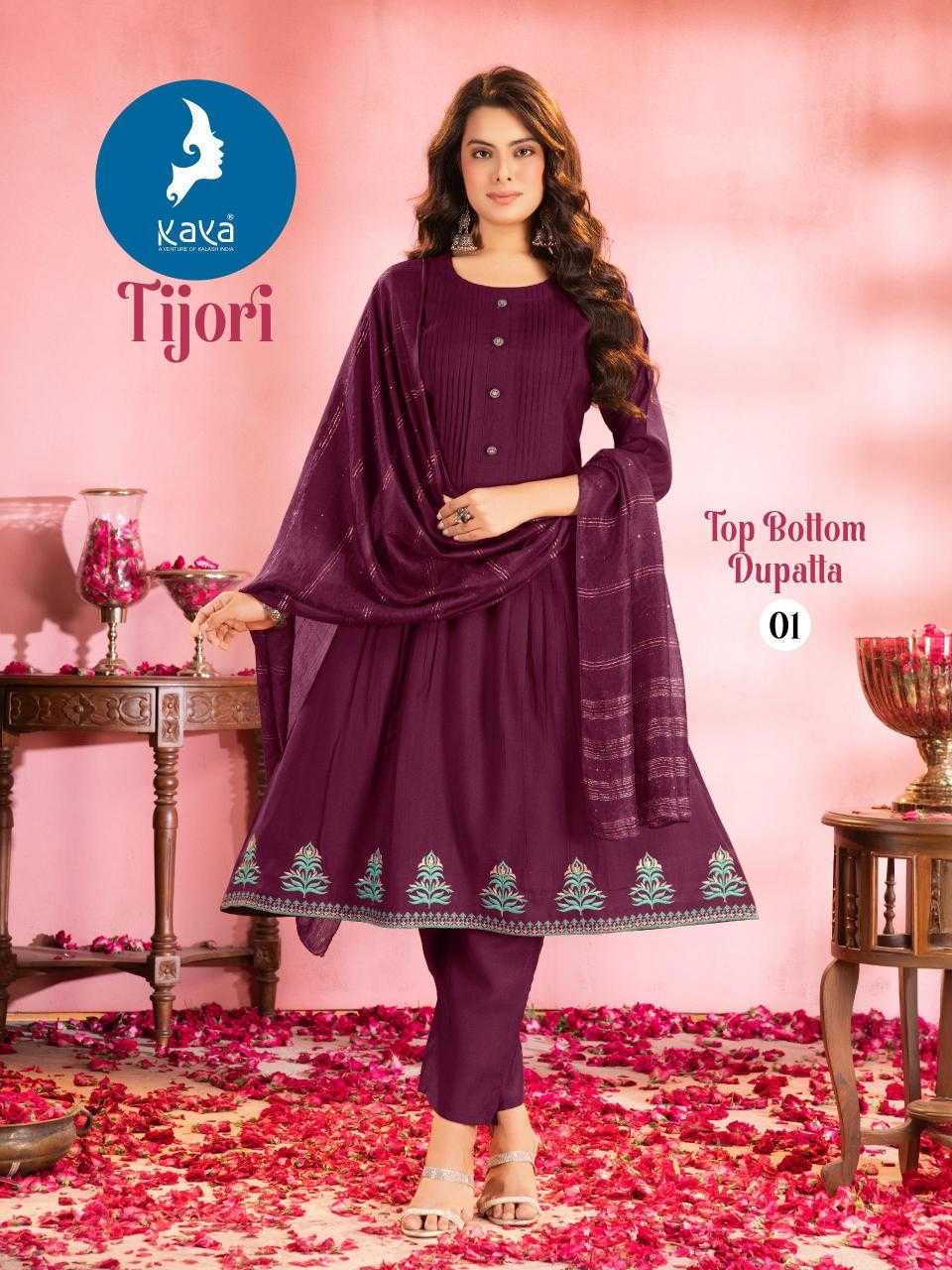 Ynf Fancy RIN190 KAYA KURTI-TIJORI Setwise Collections Wholesale Gowns Catalogs Manufacturer