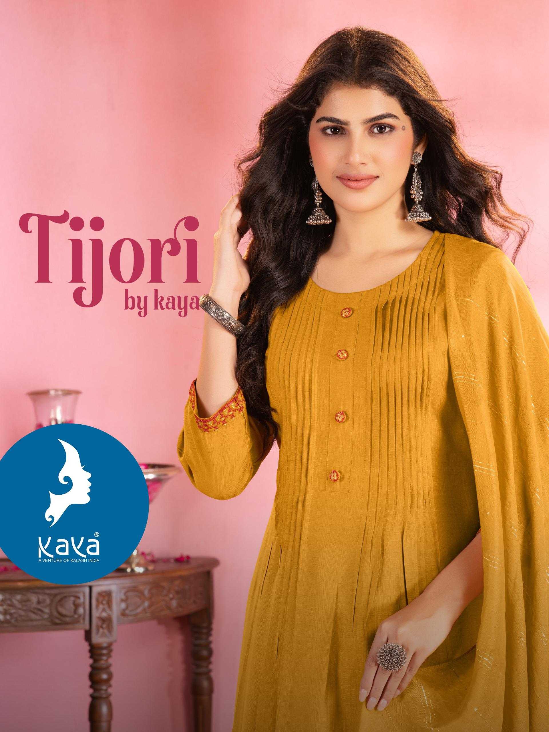 Ynf Fancy RIN190 KAYA KURTI-TIJORI Setwise Collections Wholesale Gowns Catalogs Manufacturer