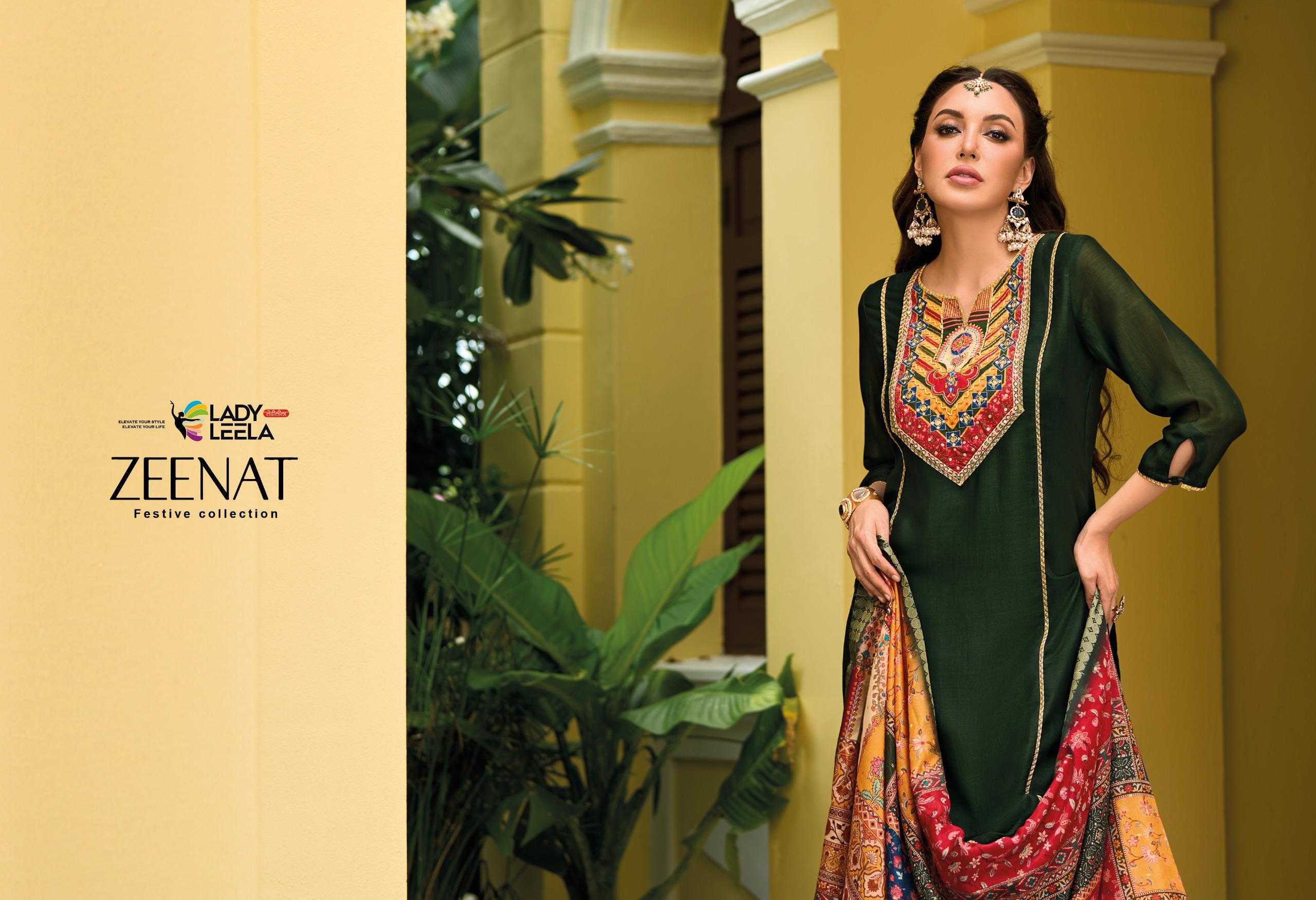 Ynf Fancy RIN190 LADY LEELA-ZEENAT Setwise Collections Wholesale Dresses & Suits Catalogs Manufacturer